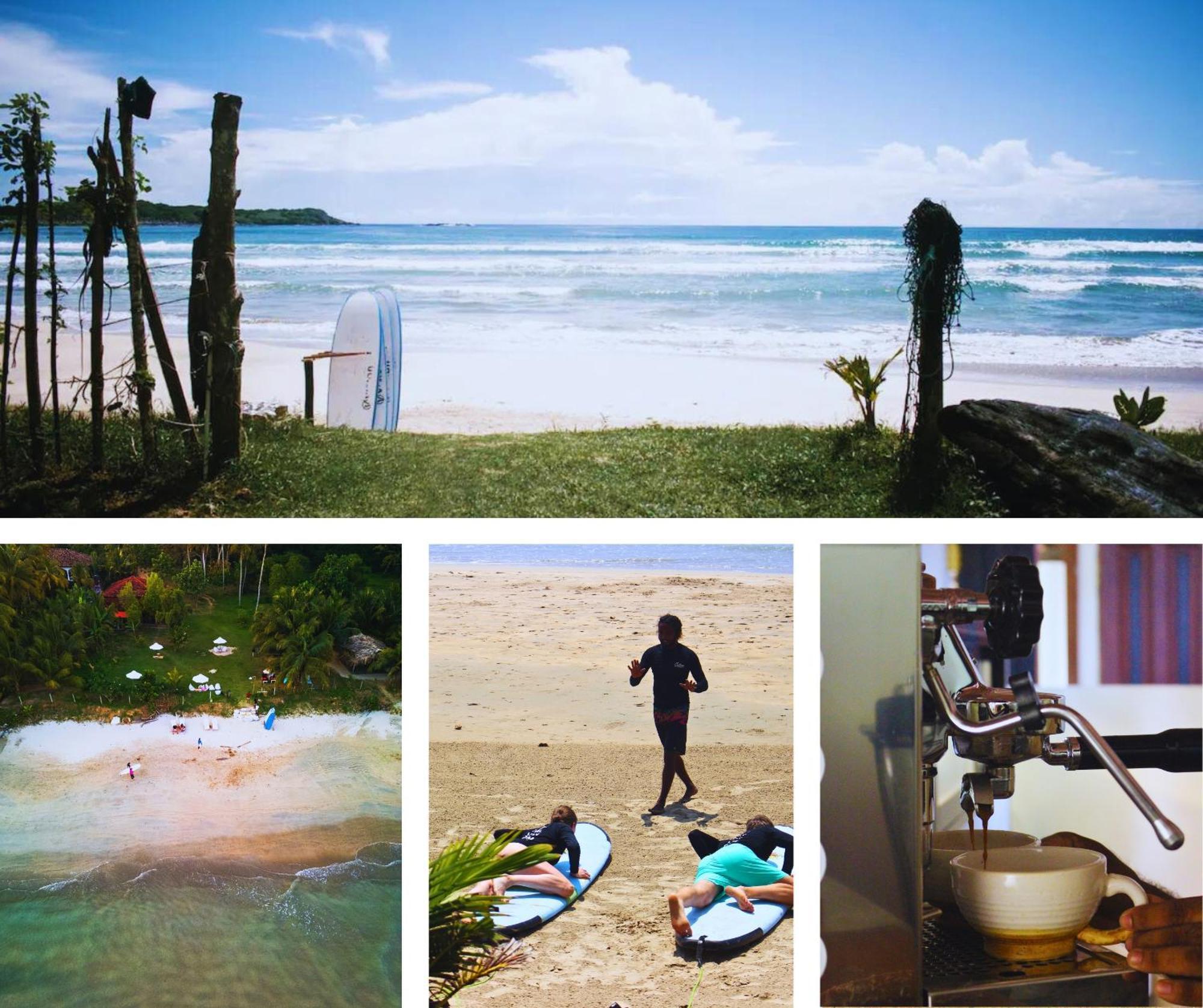 Calma - Surf, Yoga & Coffee On A Private Beach 迪克韦勒 外观 照片
